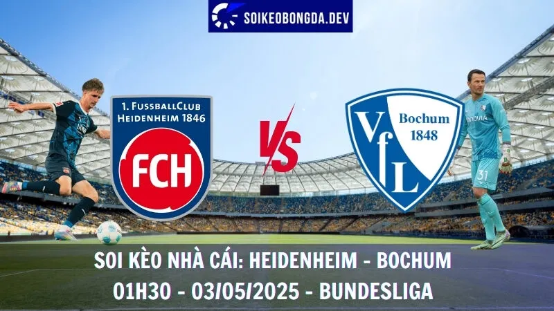 Soi kèo nhà cái Heidenheim vs Bochum - 03/05/2025 - Bundesliga